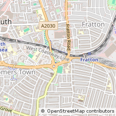 Map of Portsmouth, Hants