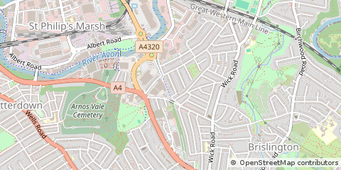Map of Bristol