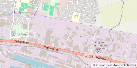 Map of Hull, East Yorkshire