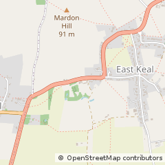 Map of Spilsby, Lincolnshire