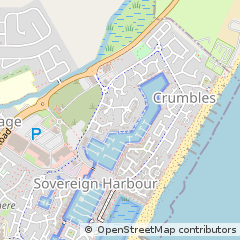 Map of Eastbourne, East Sussex