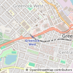 Map of Greenock