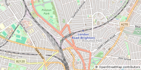 Map of Brighton