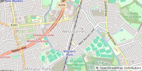 Map of NEW Malden