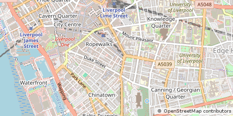 Map of Liverpool