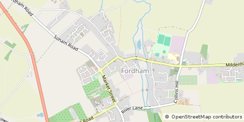 Map of Fordham, ELY
