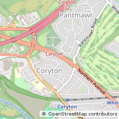 Map of Cardiff