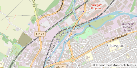 Map of South Yorks