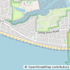 Map of Hayling Island, Hampshire