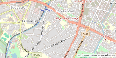 Map of Birmingham