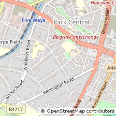 Map of Birmingham