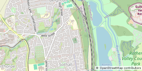 Map of Sheffield