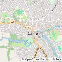 Map of Calne, Wiltshire