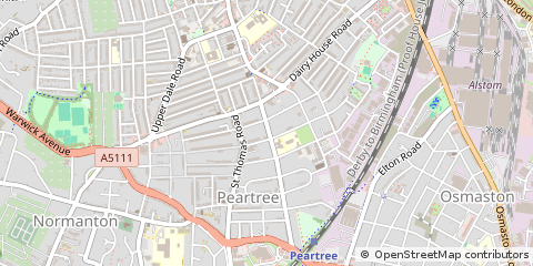 Map of Derby