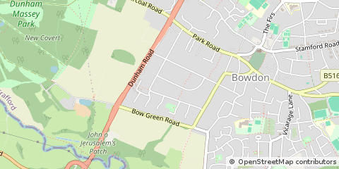 Map of Altrincham