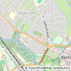 Map of Retford, Nottinghamshire