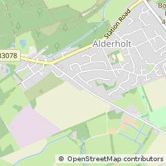 Map of Alderholt, Dorset