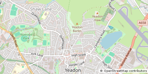 Map of Leeds
