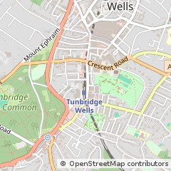 Map of Tunbridge Wells, Kent