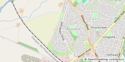 Map of Kilmarnock