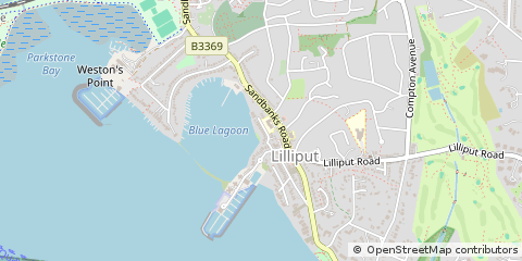 Map of Poole, Dorset