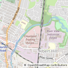 Map of Darlington, County Durham