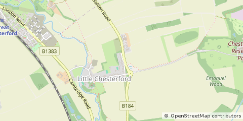 Map of Saffron Walden