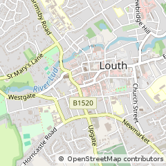 Map of Louth, Lincolnshire