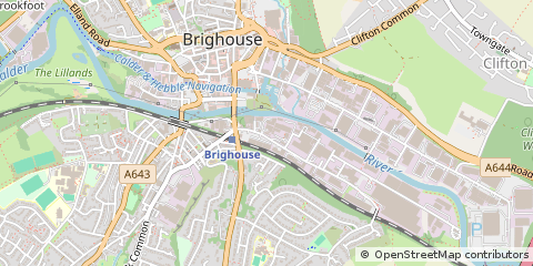 Map of Brighouse