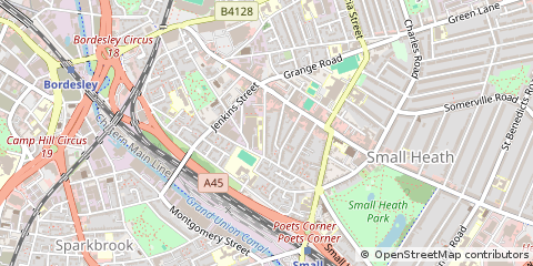 Map of Birmingham