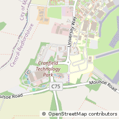 Map of Cranfield, Bedfordshire