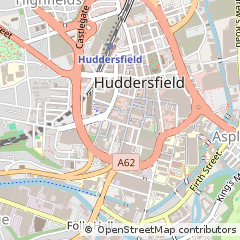 Map of Huddersfield