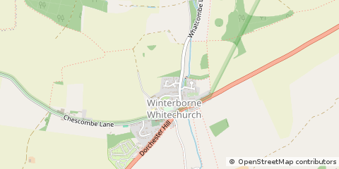 Map of Blandford Forum