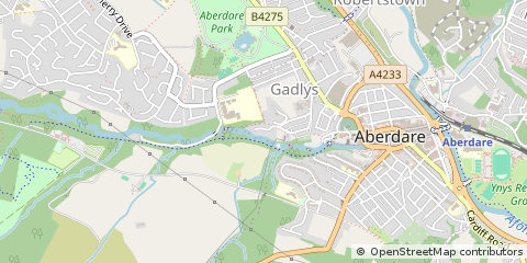 Map of MID-Glamorgan