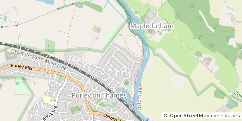 Map of Reading, Berkshire