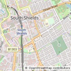 Map of South Shields