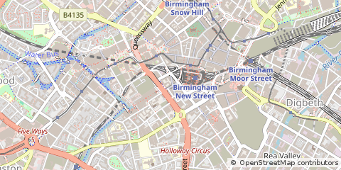 Map of Birmingham