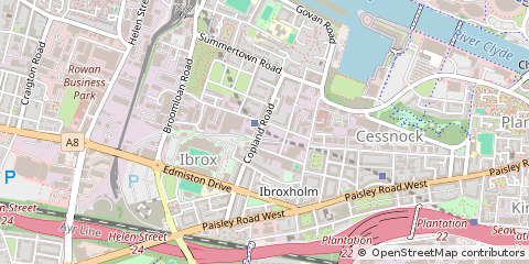 Map of Glasgow