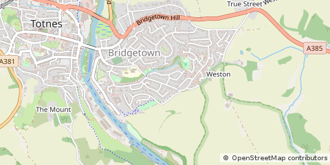 Map of Devon