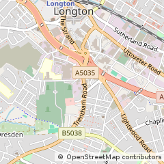 Map of Stoke-on-Trent, Staffordshire