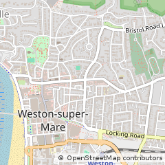 Map of Weston-Super-Mare, Somerset