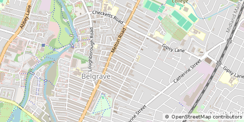 Map of Leicester