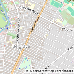 Map of Leicester