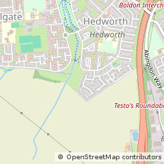Map of Jarrow, Tyne and Wear