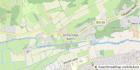 Map of Clevedon, North Somerset