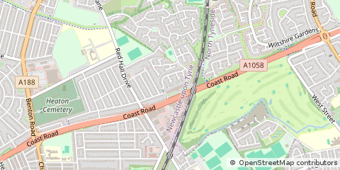 Map of Newcastle Upon Tyne