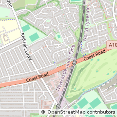 Map of Newcastle Upon Tyne