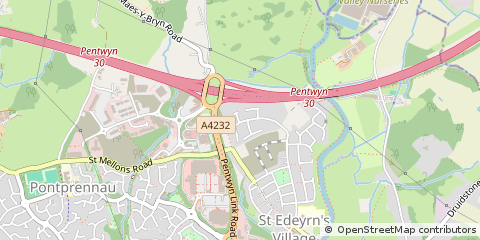 Map of Cardiff