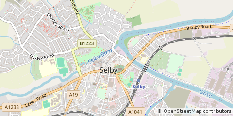 Map of Selby