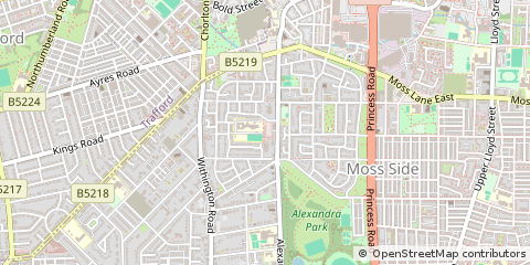 Map of Manchester